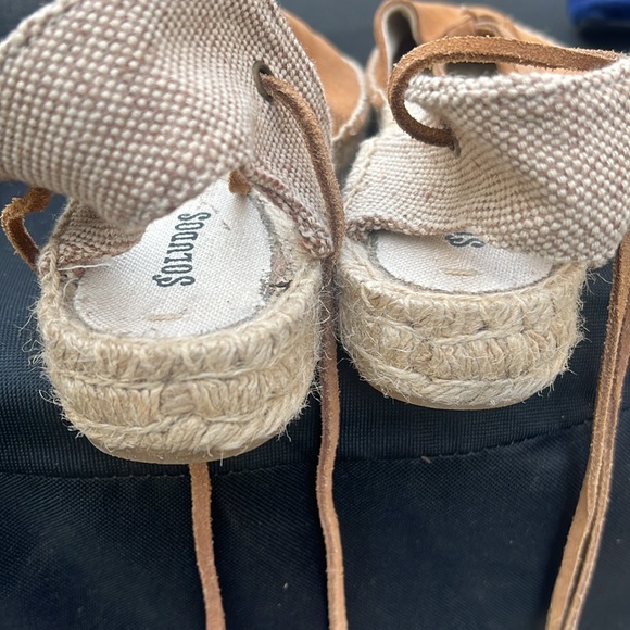 Tan Leather Soludos Espadrille Size 8 - Picture 4 of 4